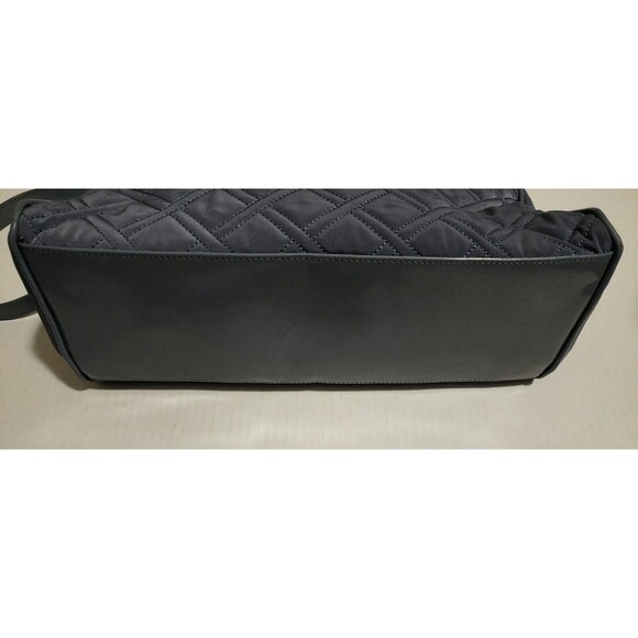 Vera Bradley Womens Purse Solid Gray Quilted 2 Handles Shoulder Strap Pockets - Picture 4 of 12